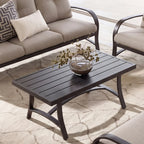 4-Piece Aluminum Patio Deep Seating Sets with Sunbrella® Cushions