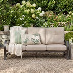 4-Piece Aluminum Patio Deep Seating Sets with Sunbrella® Cushions