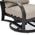 Aluminum 5- Seat Patio Conversation Sets With Sunbrella® Cushions