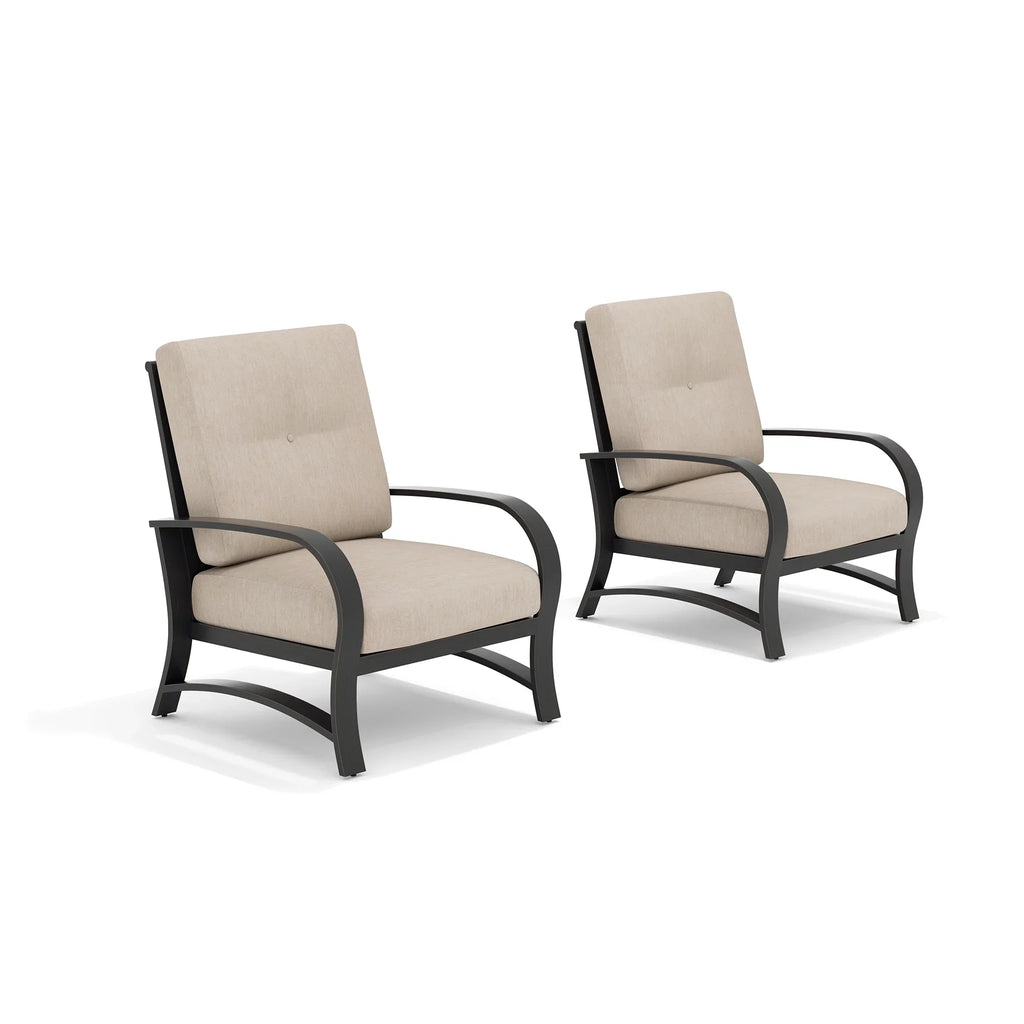 Aluminum Club Chair with Sunbrella® Cushions