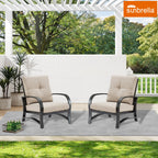 Aluminum Club Chair with Sunbrella® Cushions
