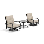 3- Piece Aluminum Patio Bistro Sets with Sunbrella® Cushions