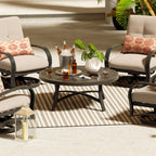 Chamber Patio Aluminum Round 45" Coffee Table
