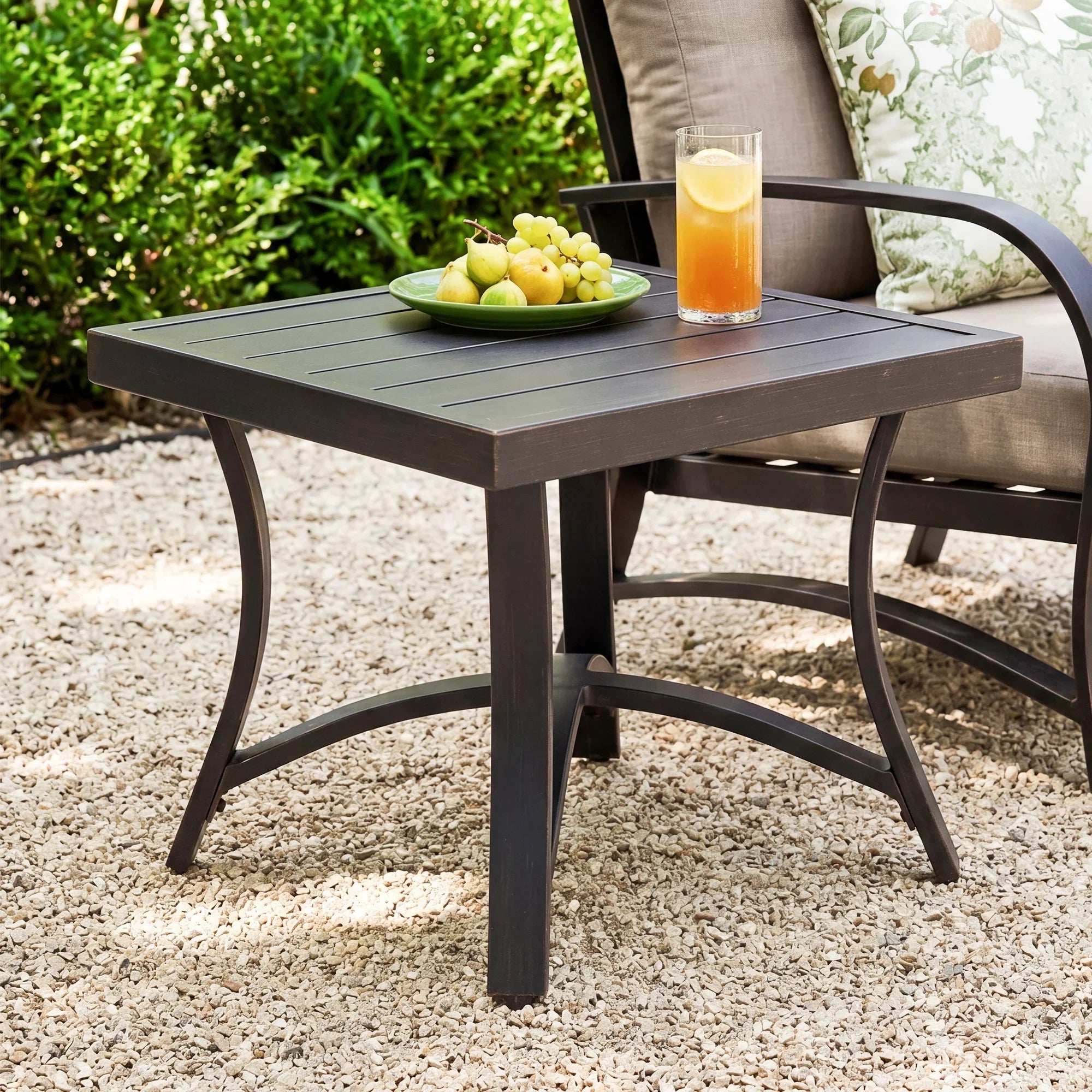 5- Piece Aluminum Patio Sofa Sets with Sunbrella® Cushions
