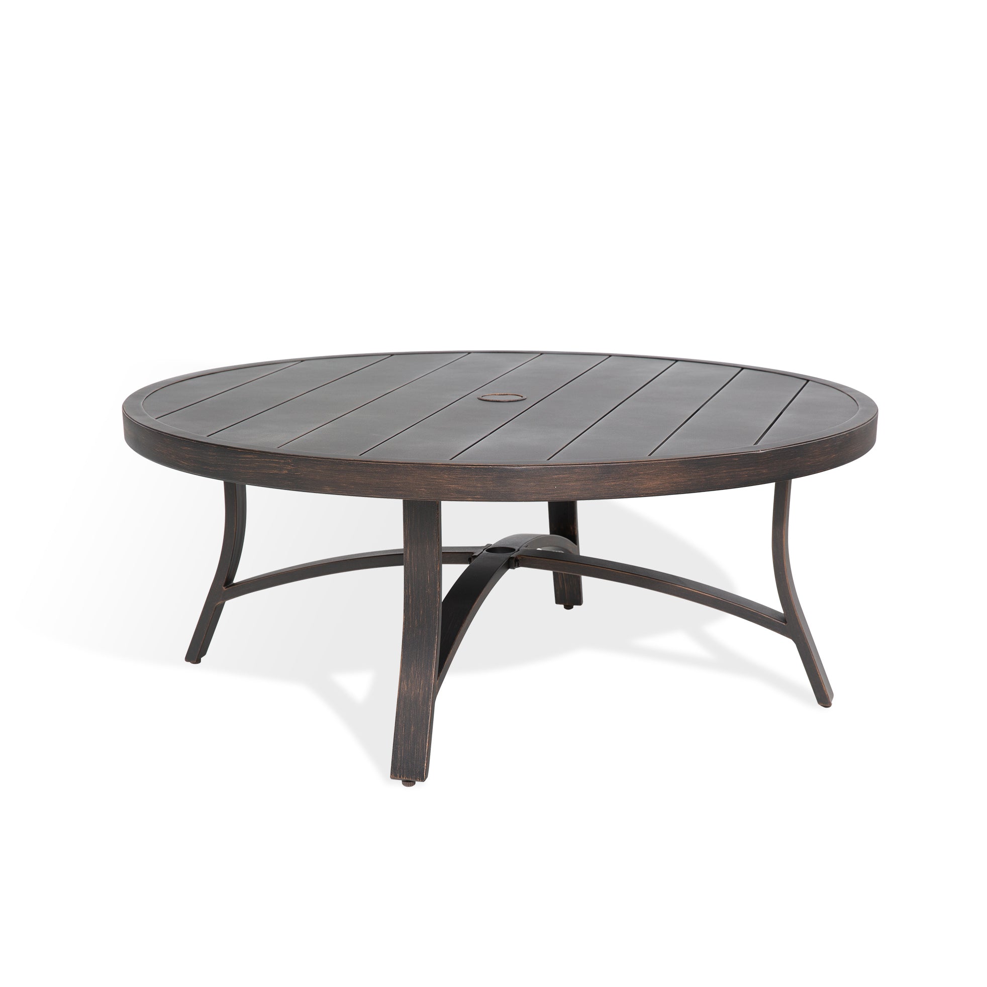 5- Piece Aluminum Patio Furniture Sofa Sets With Round Table