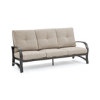 3-Seater Patio Sofa with Sunbrella® Cushions