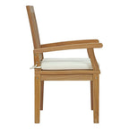 Marina Outdoor Patio Teak Dining Chair by Modway