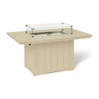 Poly Wood Rectangular Fire Table USA Made