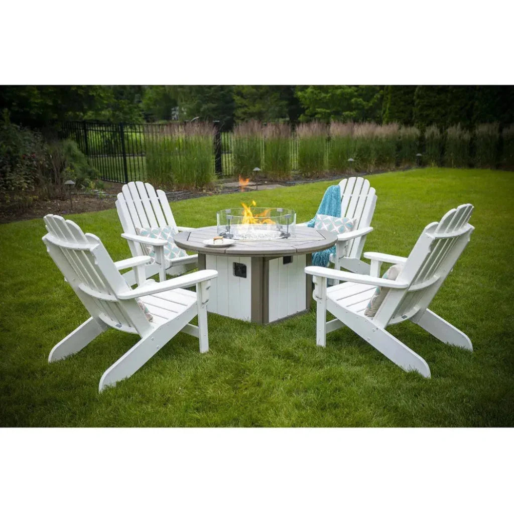 Round Fire Pit Table USA Made Elementz Blaze