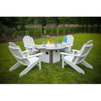 Round Fire Pit Table USA Made Elementz Blaze