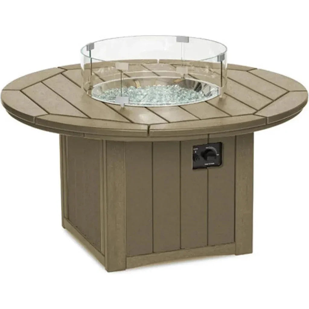 Round Fire Pit Table USA Made Elementz Blaze