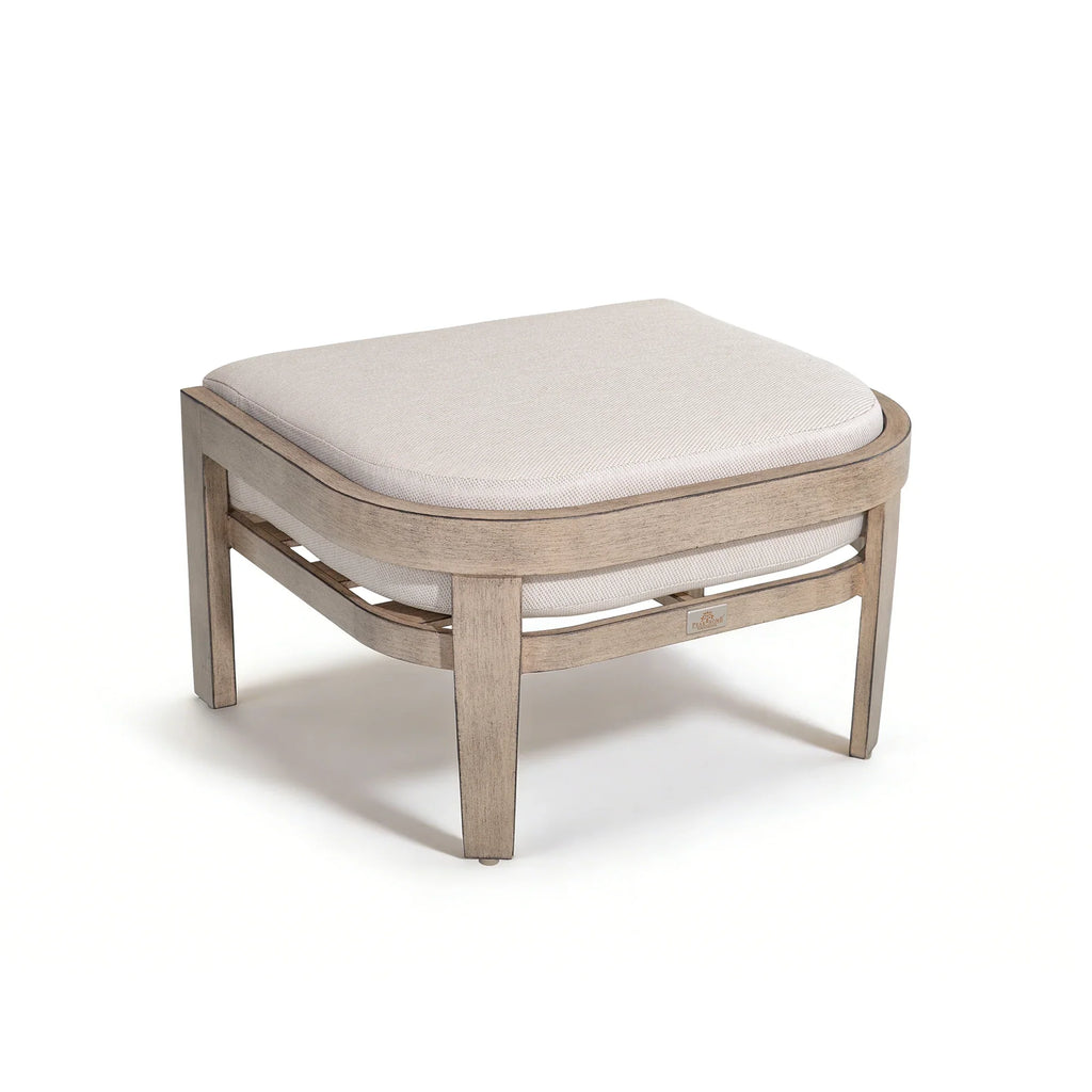 5-Piece Aluminum Patio Conversation Set With Ottomans