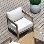 Patio 3-Piece Aluminum Club Conversation Set With Side Table
