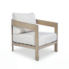 Outdoor Aluminum Club Chair With Cushions Set of 2