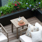 5-Piece Aluminum Patio Conversation Set With Ottomans