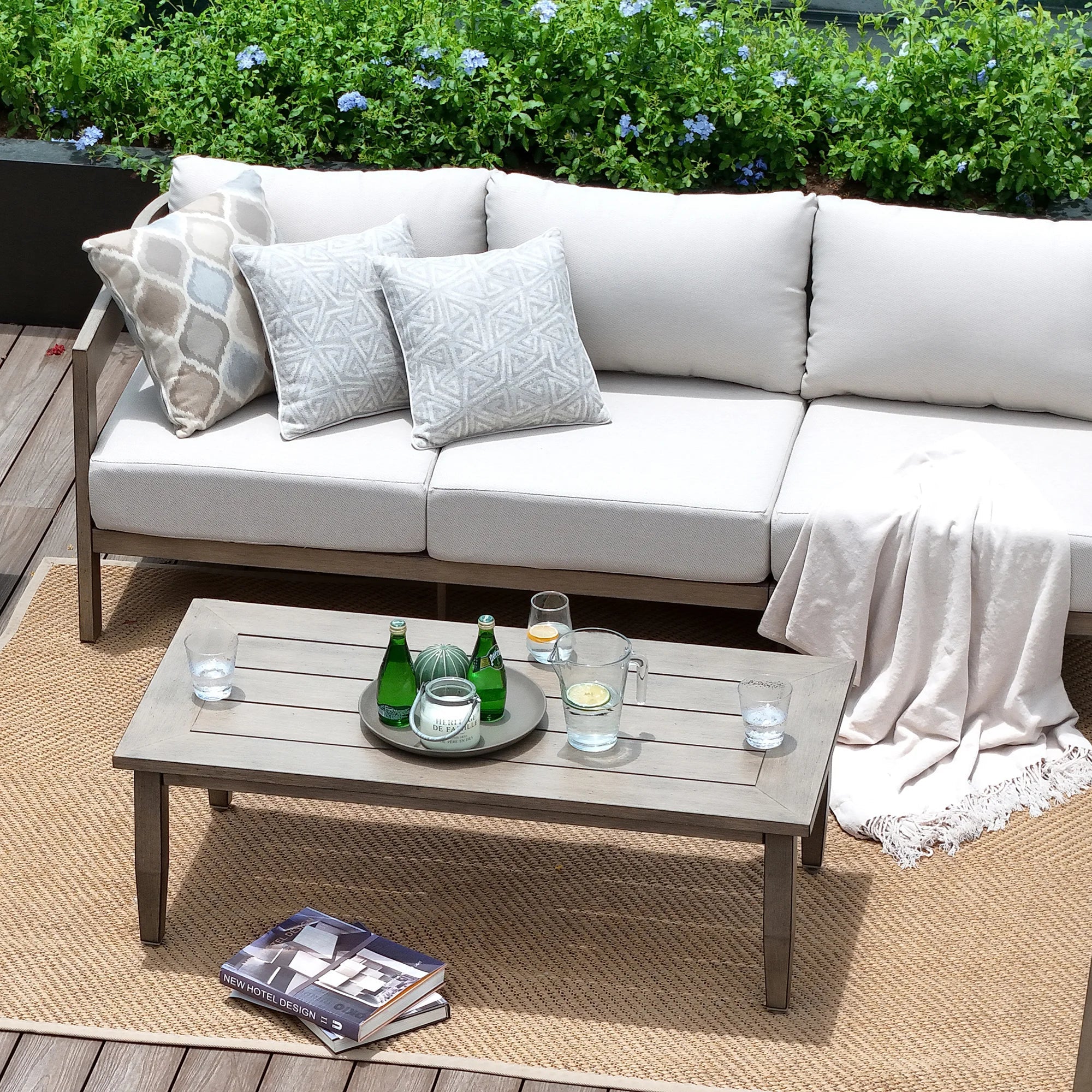 Modern Outdoor Sofa With Cushions