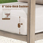 Outdoor Aluminum Swivel Club Chair With Cushions Set of 2