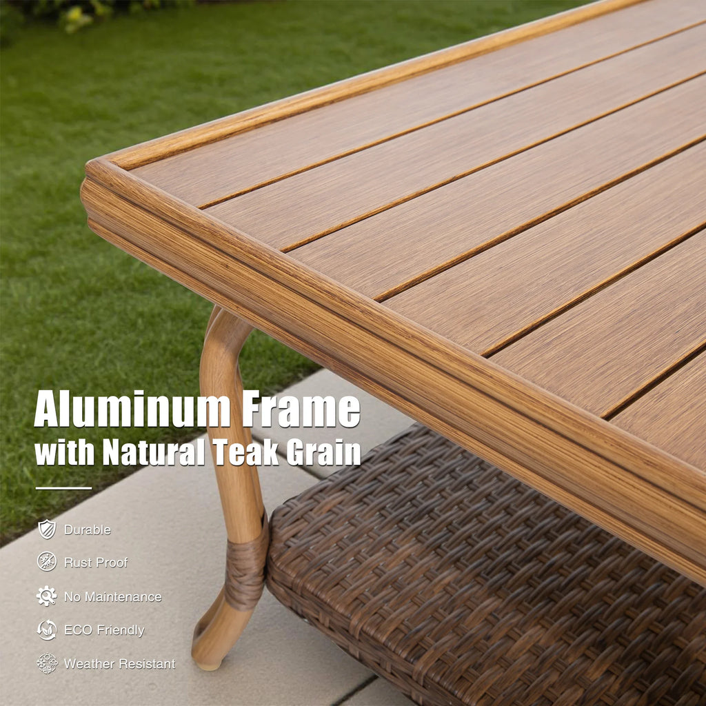 5- Piece Outdoor Sofa Set with Deep Lounge Chair