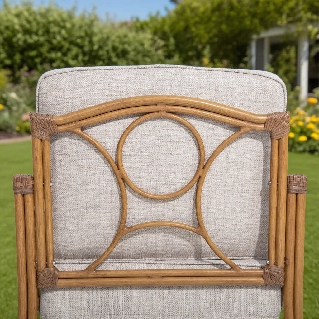 Outdoor Sofa and 2 Chairs with Coffee Table