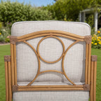 Outdoor Sofa and 2 Chairs with Coffee Table