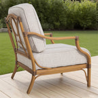 Outdoor Sofa and 2 Chairs with Coffee Table
