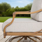 2-Piece Swivel Lounge Chair and End Table
