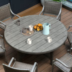 Aluminum Patio Round Dining Table