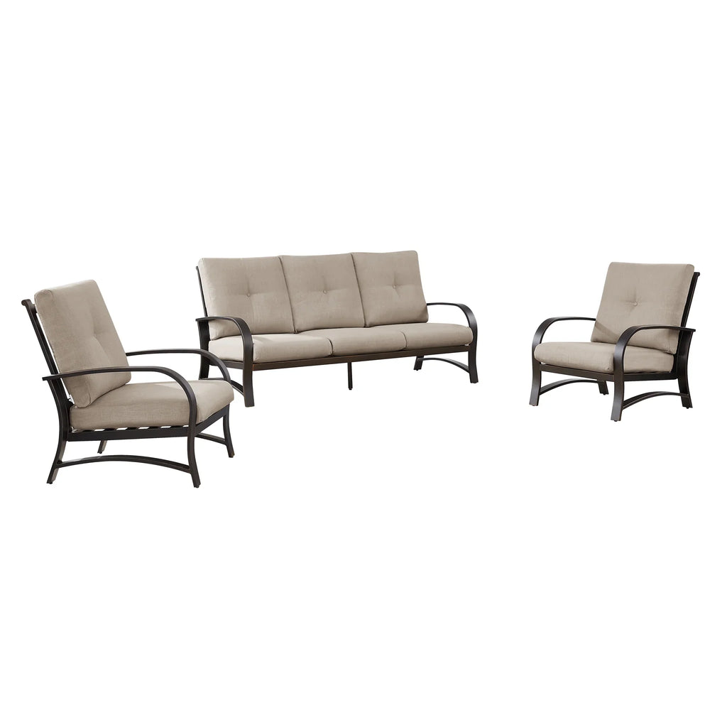 3- Piece Outdoor Furniture Set with Sunbrella® Cushions