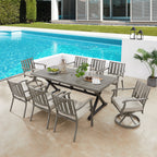 Rectangular Outdoor Dining Set with Sunbrella® Cushions