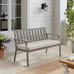 Outdoor Square Dining Table Set For 8-Person With Sunbrella® Cushions