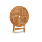 Stella Durable Teak Patio Round Bistro Set 3PC