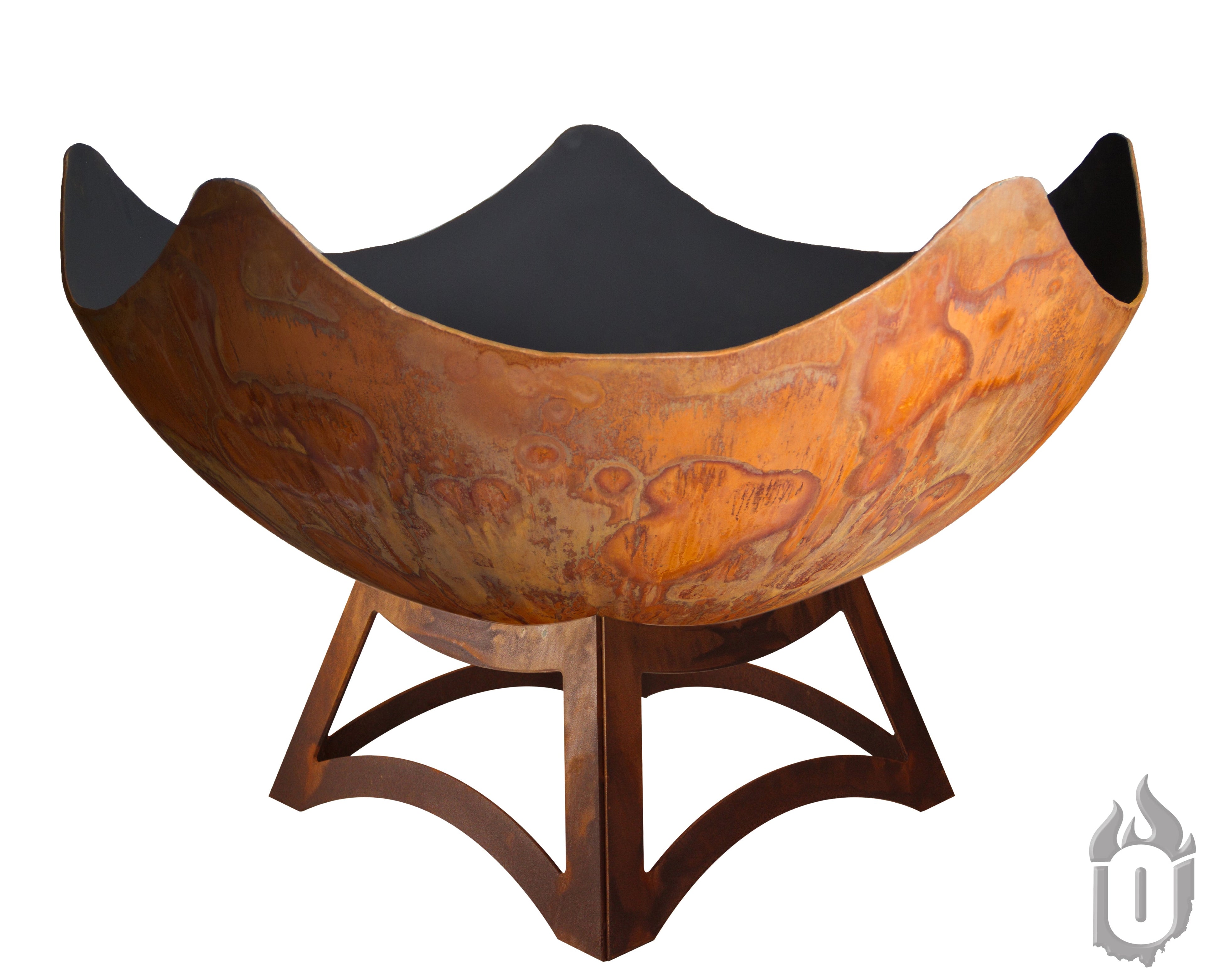 "Stellar" Artisan Fire Pit with Hollow Base (Made In USA)