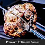 678344 Baron S 590 Pro IR 5-Burner Pellet Ready Propane Gas Grill in Stainless Steel with Infrared Side Burner and Rear Rotisserie Burner