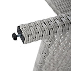 5-Piece Outdoor Patio Rattan Sofa Set