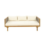 Alora 3-Seater Acacia Wood Daybed Sofa With Water-Resistant Cushions