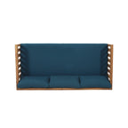 Alora 3-Seater Acacia Wood Daybed Sofa With Water-Resistant Cushions