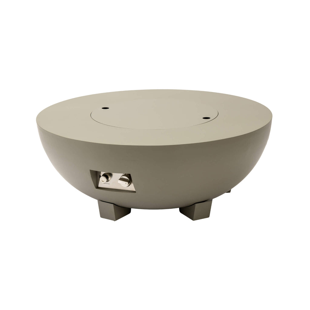 Alora Premium 36-Inch Round Outdoor Iron Patio Fire Pit Table with Metal Cover