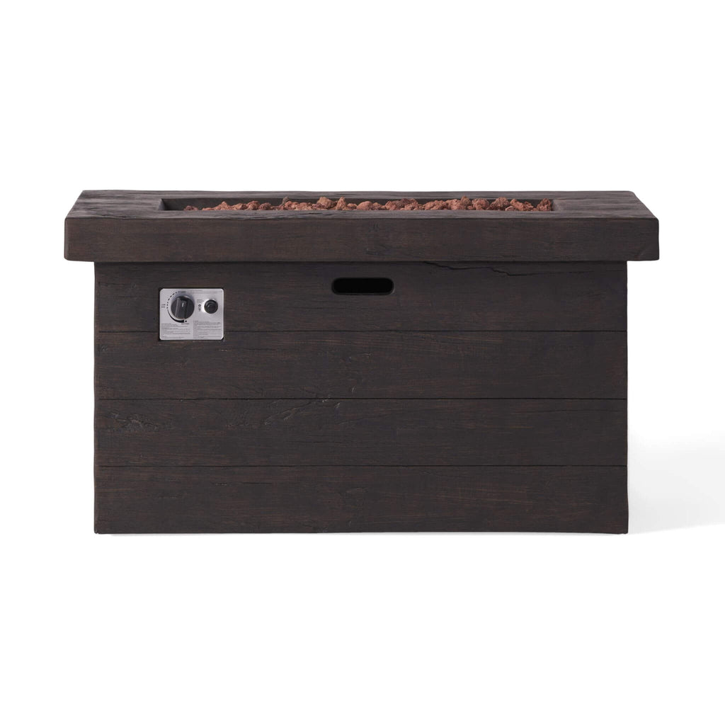 Alora Luxury 45-Inch 50K BTU Rectangular MGO LP Fire Pit