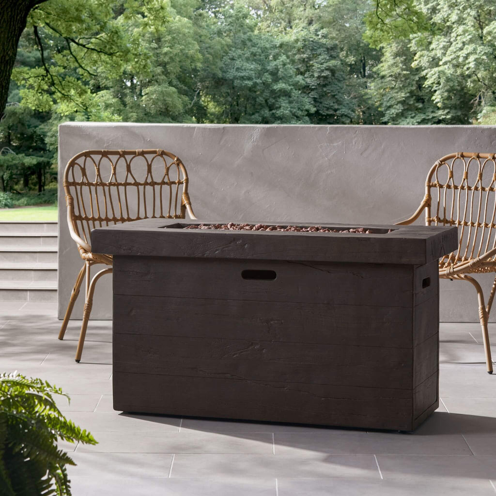 Alora Luxury 45-Inch 50K BTU Rectangular MGO LP Fire Pit