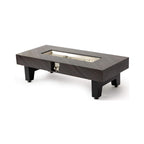 Alora 54-Inch Modern Outdoor Propane Fire Pit Table with Waterproof Cover