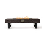 Alora 54-Inch Modern Outdoor Propane Fire Pit Table with Waterproof Cover