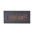 Alora Premium Outdoor Contemporary 40K BTU Rectangular Propane Gas Fire Pit Table