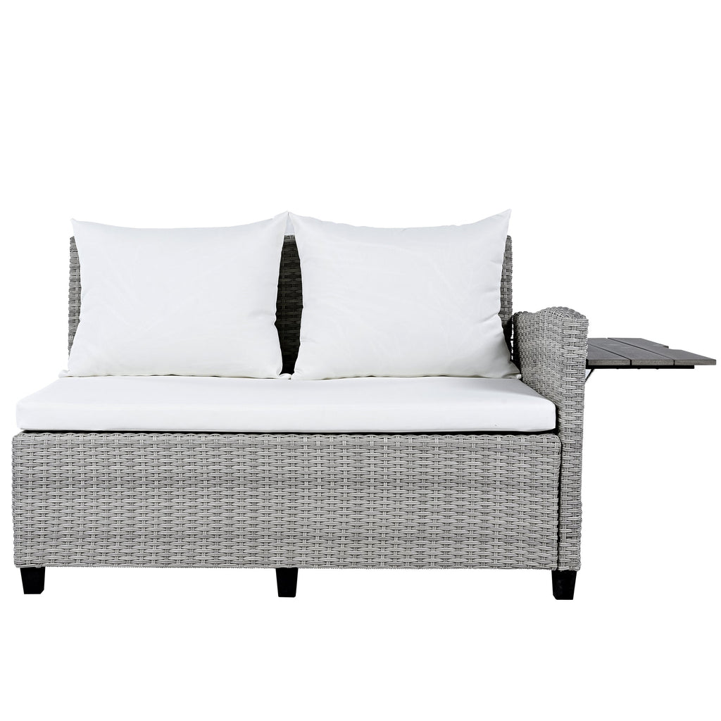 5-Piece Outdoor Patio Rattan Sofa Set