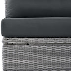 Outdoor Furniture Set Patio Rattan with Recliners and Tables
