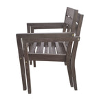 7- Piece Acacia Wood Outdoor Dining Set with Cushions