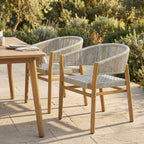 Outdoor Accent Chair Set 2 Person Seating Group