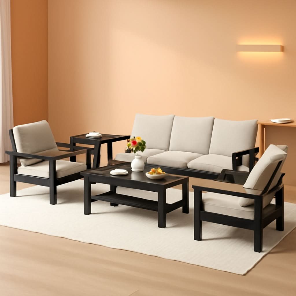 Outdoor Patio Furniture Set 7 Piece All Weather