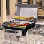 Broilmaster P3X Super Premium Cast Aluminum Gas Grill with Flare Busters, Griddle and Smoker Shutter