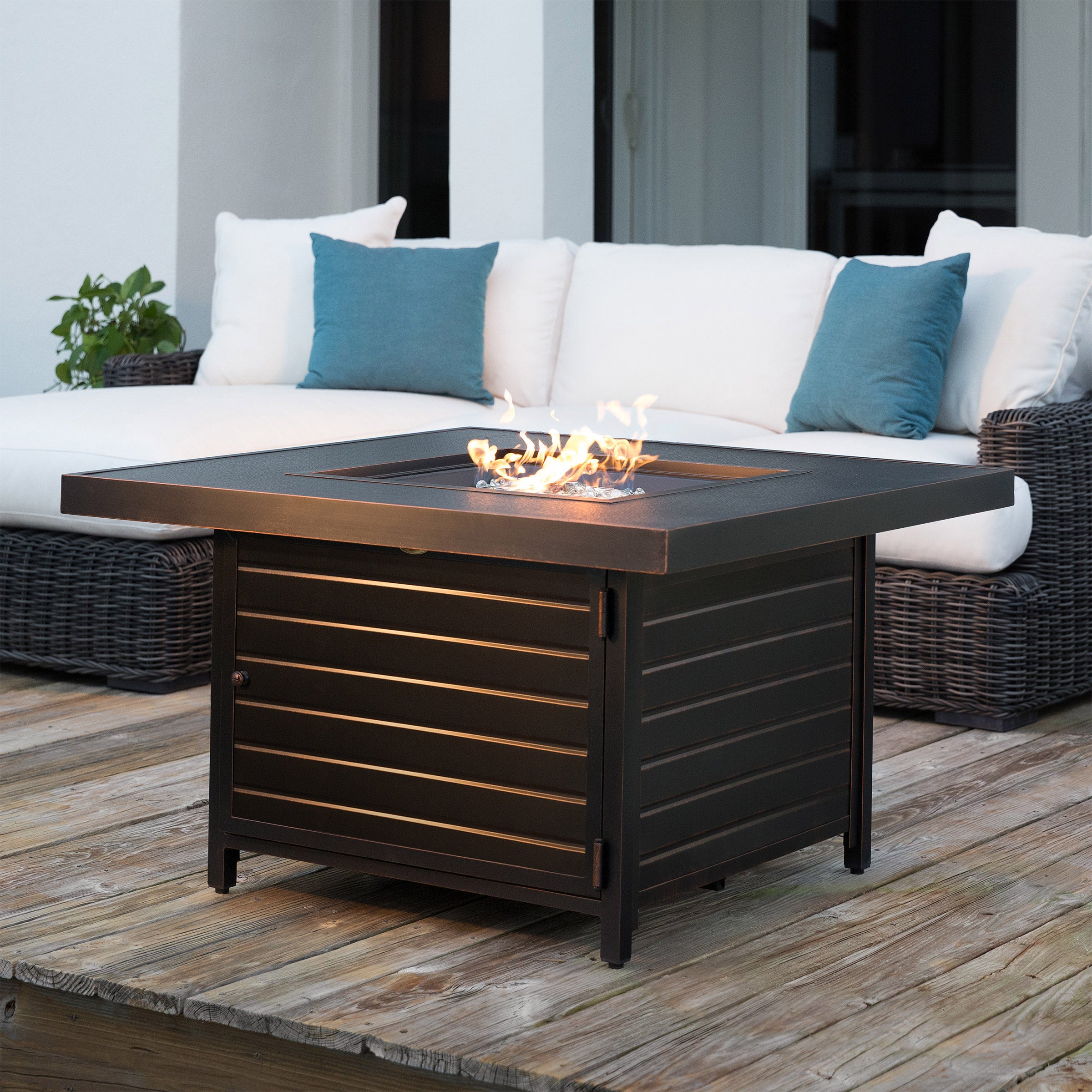 Aluminum Propane Gas Fire Pit