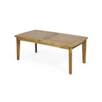 4-Piece Acacia Wood Patio Furniture Set with Cushions